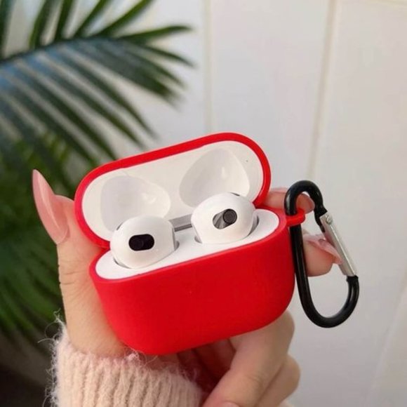 Red silicone case for AirPod 1/2/3 - Picture 1 of 2